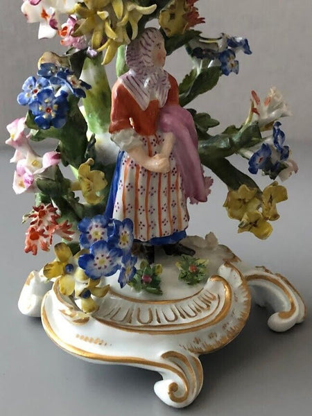 Meissen Porcelain Figural Chambersticks19th C