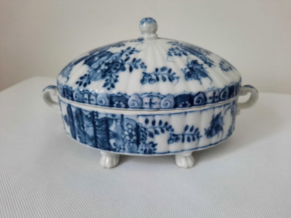 Meissen Porcelain Butter Tub and Cover Circa 1735