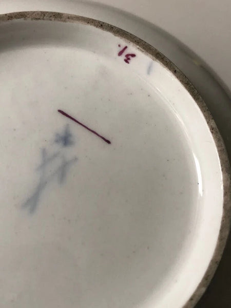 Meissen Porcelain Marcolini Period Floral Slop Bowl 1774-1814