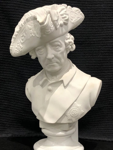 KPM Berlin Bisque Porcelain Bust of Frederick the Great