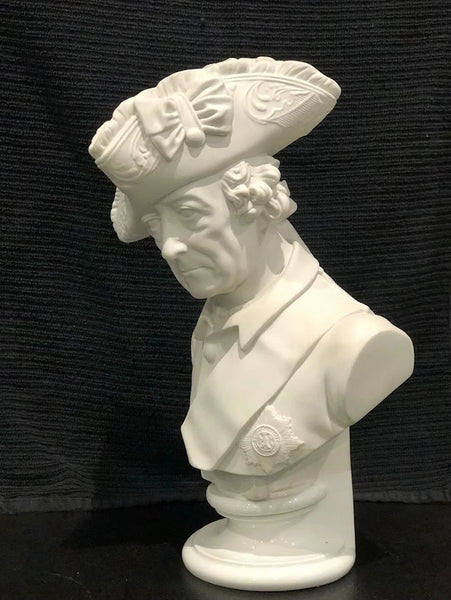 KPM Berlin Bisque Porcelain Bust of Frederick the Great