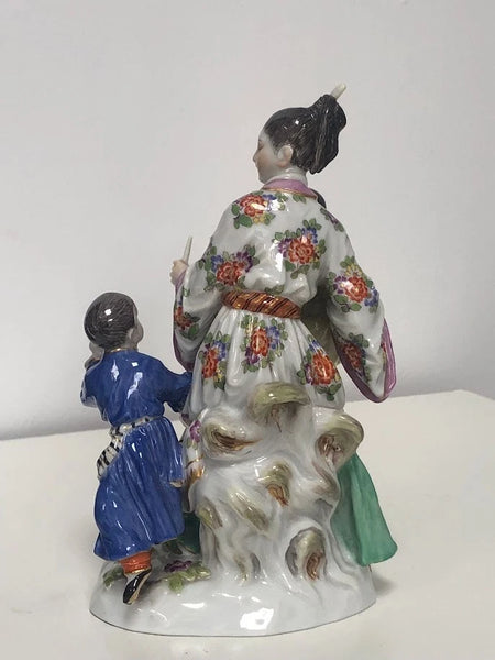 Meissen Porcelain Chinoiserie Family Figurine
