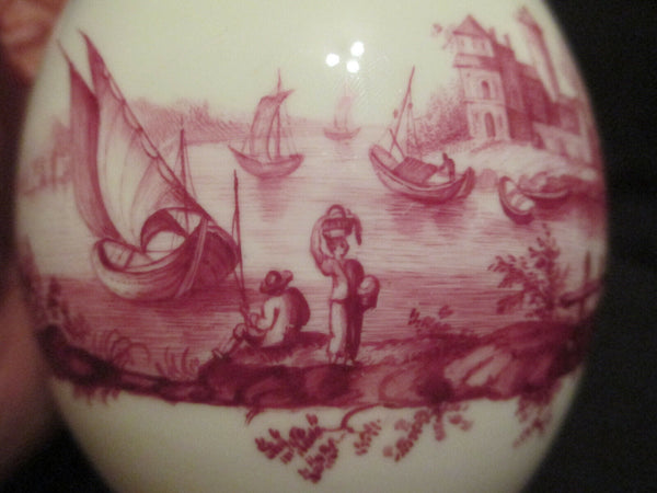Hochst Porcelain kauffahrtei Scene Coffee Pot 1765