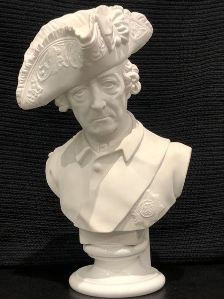 KPM Berlin Bisque Porcelain Bust of Frederick the Great