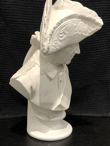 KPM Berlin Bisque Porcelain Bust of Frederick the Great