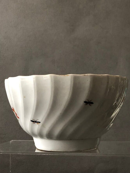 Worcester Porcelain Sir Joshua Reynolds pattern polychrome slop bowl 1770