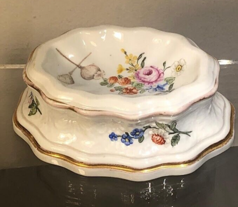 Meissen Sel Ouvert Peint Et Moulé Floral 1740