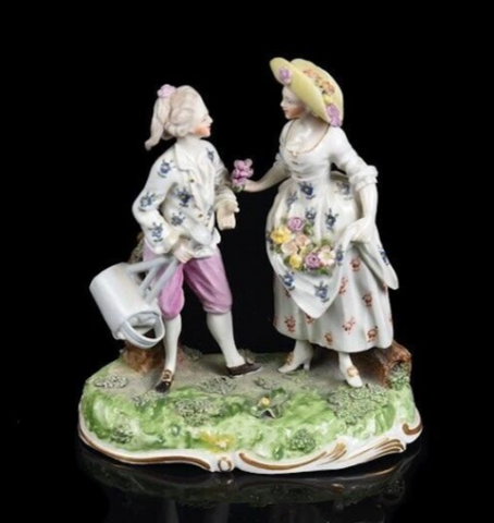 Frankenthal Porcelain Gardner & Companion 1770