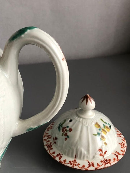 Seth Pennington, Liverpool Porcelain 'Palm Tree' Teapot 1775-1780