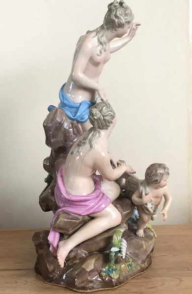 Meissen Porcelain Group of the Capture of the Tritons, 19th C