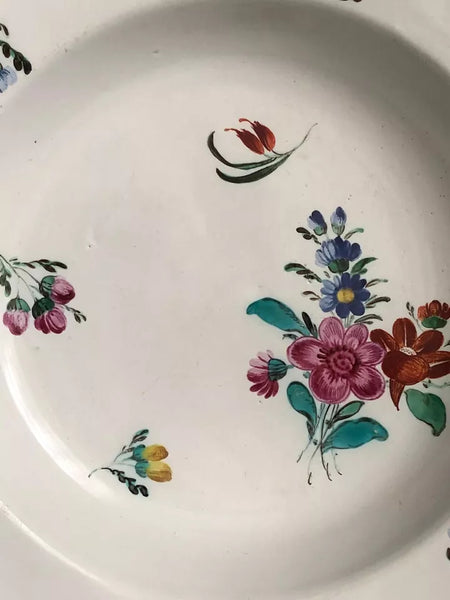 Doccia Porcelain Tin Glaze Porcelain Soup Plate circa 1770 (3)