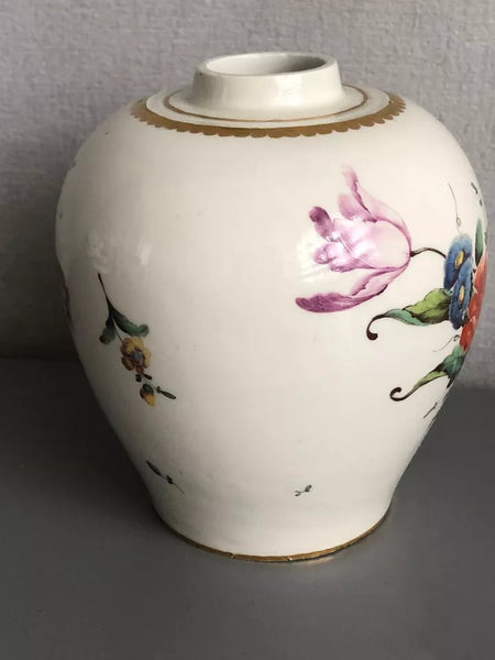 Nymphenburg Porcelain Floral Tea Caddy 1763