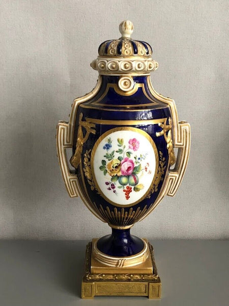 Sevres Porcelain "Vase a Panneaux" Ornithological & Floral Vases 1773-1780