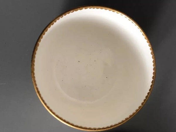 SEVRES PORCELAIN STYLE GREEN AND OEIL DE PERDRIX GROUND SUCRIER