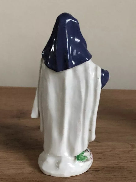 Bow Porcelain Figure of a Standing Nun (2). circa 1760