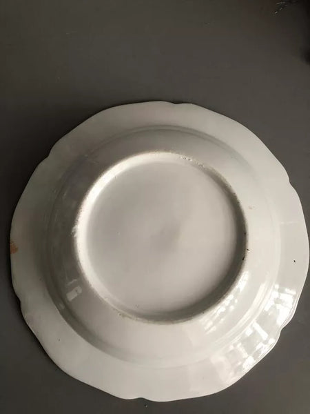 Doccia Porcelain Tin Glaze Porcelain Soup Plate circa 1770 (1)