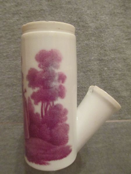 Pipe à fumer en porcelaine de Loosdrecht 1781-82. 