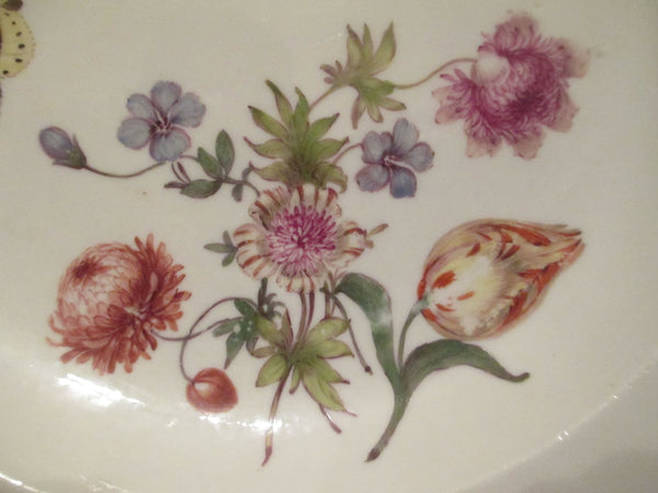 Meissen Porcelain  Soup Plate Bugs and Flowers 1740 (1)