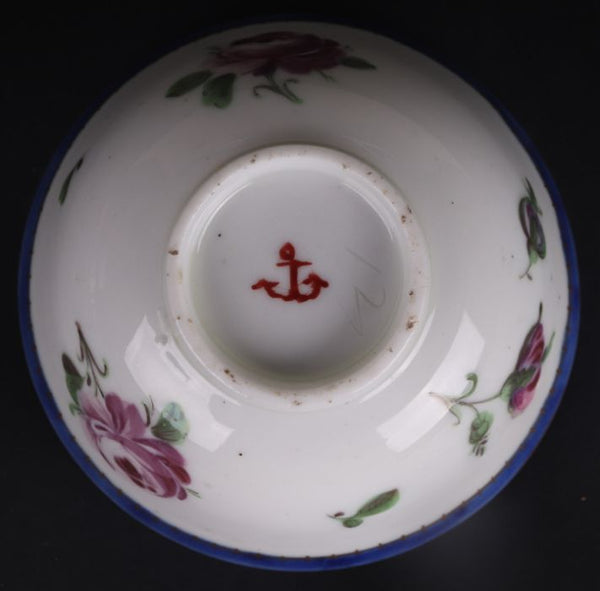 Cozzi Porcelain Floral Tea Bowl 1770