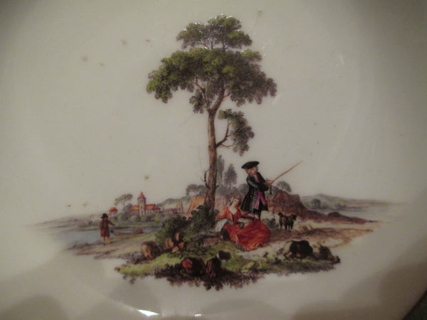 Meissen Teeschale und Untertasse, 1735. Herold (selten)