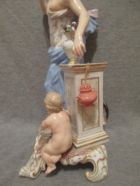 Meissen Emblematic of Senses Figures.