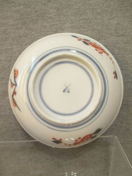 Meissen Porcelain Stadler Tea Bowl and Saucer 1735