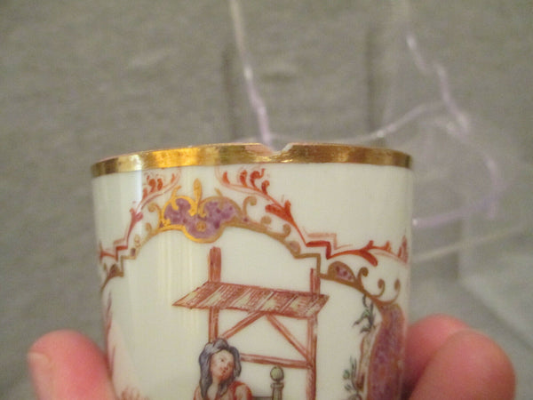 Porcelaine Doccia, Tasse &amp; Soucoupe 1750. Très Rare ! 