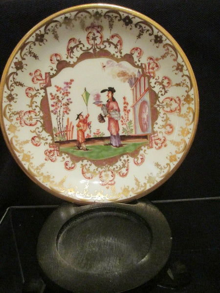 Bol à thé et soucoupe en porcelaine chinoise de Meissen 1725