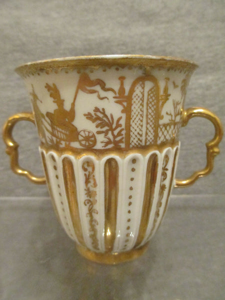 Meissen Porcelain Botteger Chinoiserie Beaker,  Bartholomäus Seuter 1725  (1)