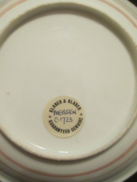 Meissen Porcelain Chinoiserie Tea Bowl and Saucer 1725