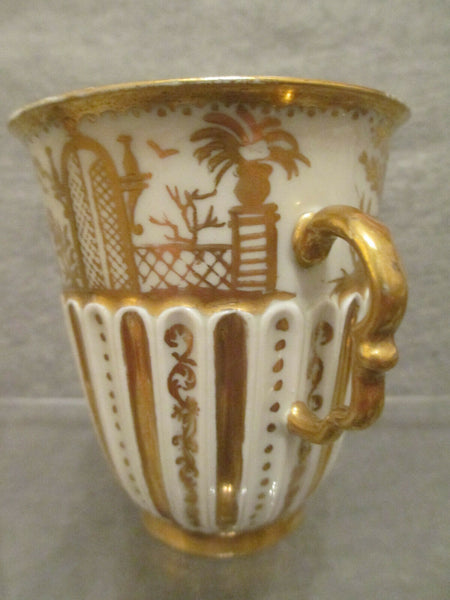 Meissen Porcelain Botteger Chinoiserie Beaker,  Bartholomäus Seuter 1725  (1)