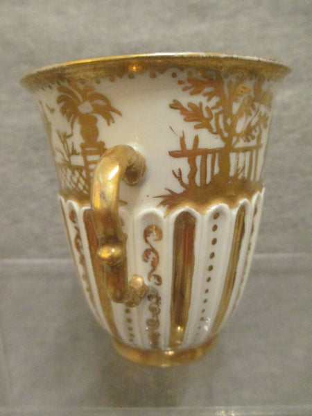 Meissen Porcelain Botteger Chinoiserie Beaker,  Bartholomäus Seuter 1725  (1)