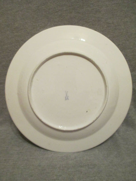 Assiette Plate Hausmaler En Porcelaine De Meissen 1750 