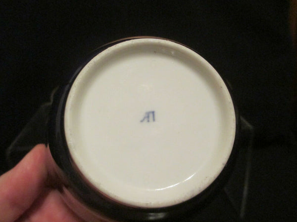Popov Porcelain Scenic Cobalt Cup & Saucer 1850