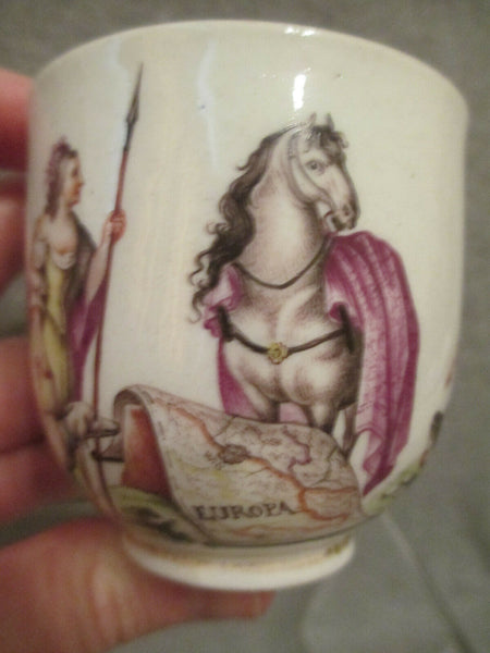 Meissener Porzellan, Hausmaler Tasse 1740 