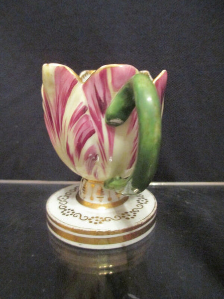 Coupe Tulipe En Porcelaine Derby Très Rare. 1820 