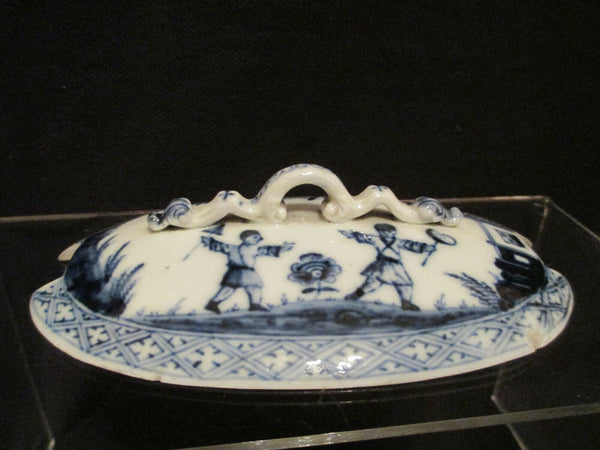 Couvercle De Beurrier En Porcelaine De Meissen Début Des Années 1700