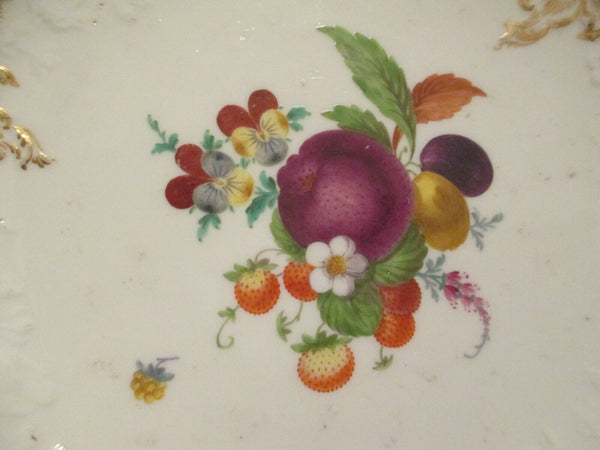 Meissen Porcelain Academic / Dot Period Large Bowl 1763-74  (1)