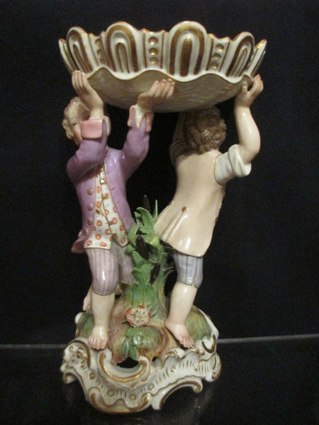 Meissen Figural Salt Cellar 19th C