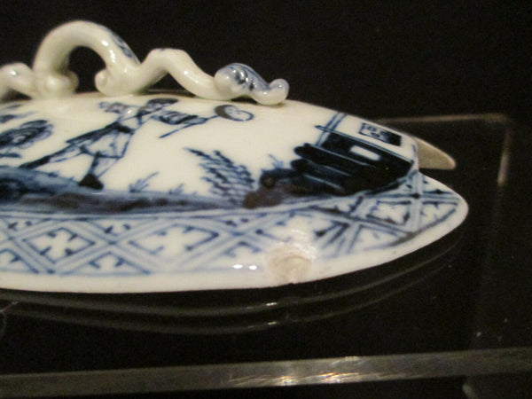 Meissen Porcelain Butter Dish Lid Early 1700's