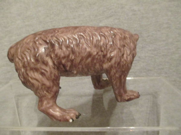 Nymphenburg Porcelain Lone Bear.. circa 1922... Rare Figure!