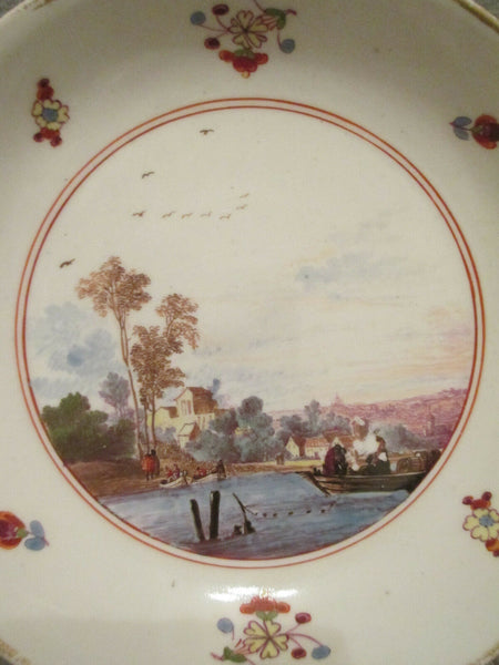 Bol à thé et soucoupe continus en porcelaine de Meissen 1735 