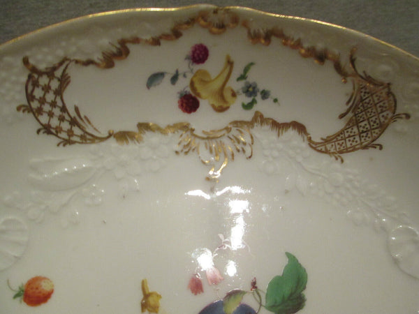 Meissen Porcelain Academic / Dot Period Large Bowl 1763-74 (2)