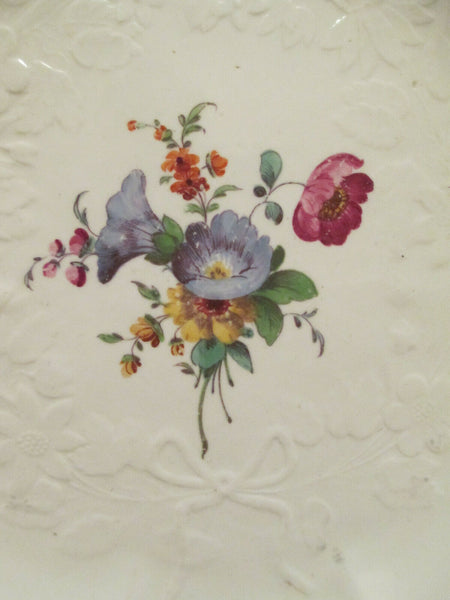 Höchster Porzellan-Essteller mit Blumenmuster, 1700 (Nr. 2)