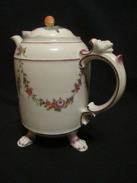 Ludwigsburg Porcelain Floral Garland Coffee Pot 1758 - 1793