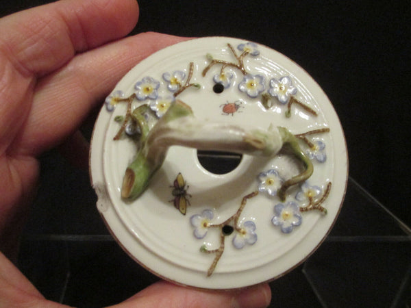 Meissen Porcelain Prunus Blossom Chocolate Pot Lid