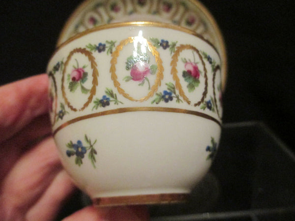 Loosdrecht Floral Tea Bowl & Saucer 1771-84