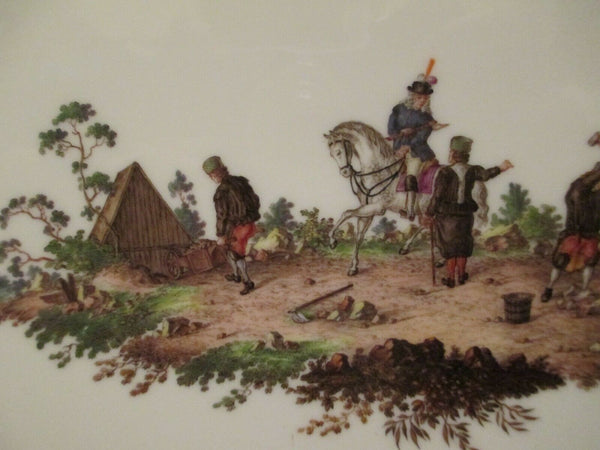 Meissen Porcelain Miners Large Tray  Very Rare 18th C (no 1)