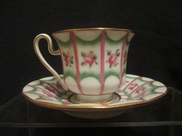 Tasse &amp; Soucoupe Nast Porcelaine (Paris) 1790. 