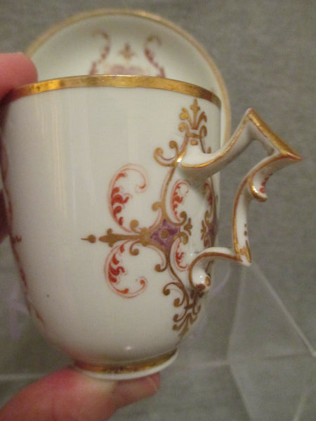 Doccia Porcelain, Cup & Saucer 1750. Very Rare!